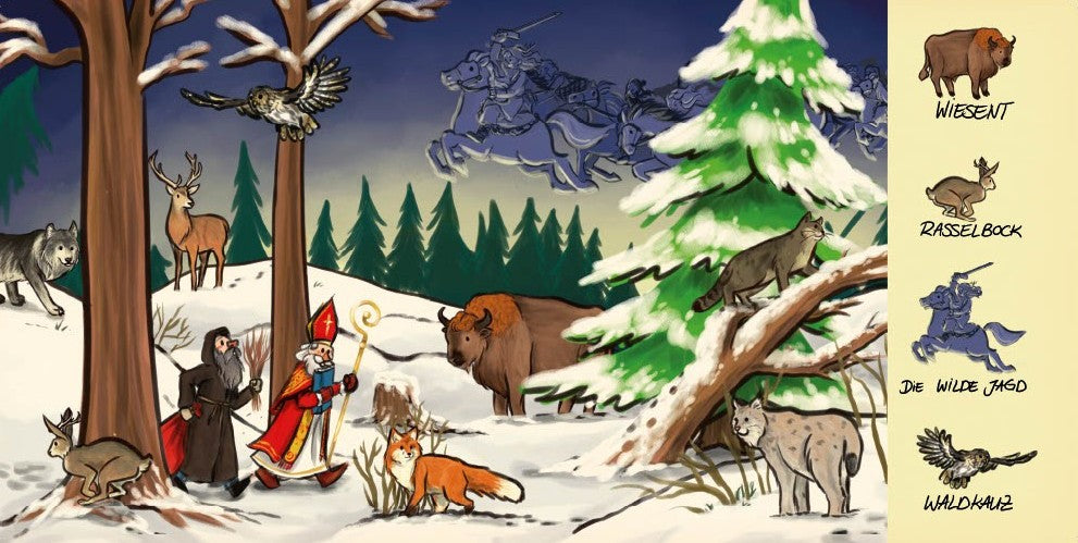 Unser wunderbarer Wald - Wimmelbuch: Fabelwesen&Waldtiere