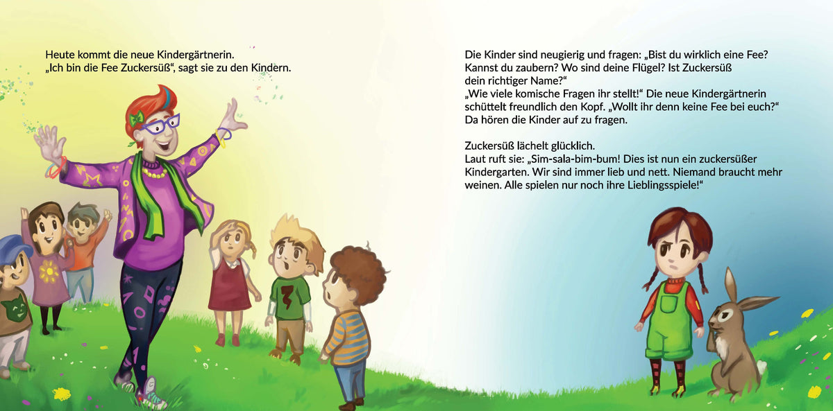 Wolfsalarm im Kindergarten - Modernes Märchen über Wolf im Schafspelz